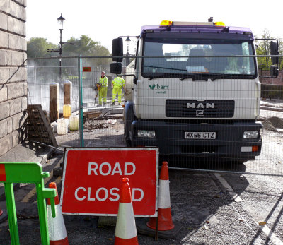 Road closed