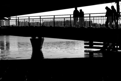 Four on bridge