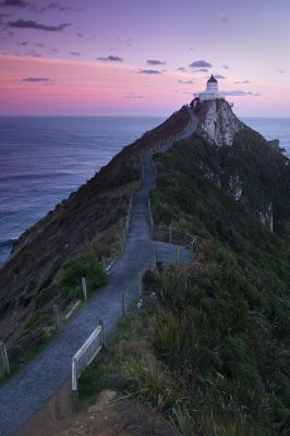 Sunset at Nugget Point, Otago, New Zealand