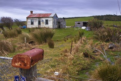 Old farmhouse, Catlins, Otago, New Zealand