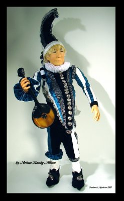 Mid-11th century Russian Skomorokh Figurative Sculptured art doll