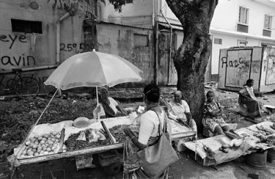 Market in Quatre Bornes Mauritius 2007