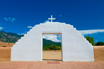 Taos Pueblo Church Front Door
