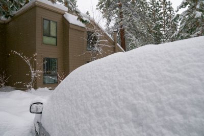 Lake Tahoe Cabin and our car