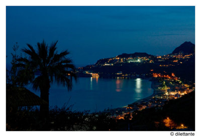 Taormina from Letojanni