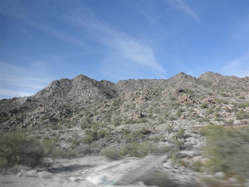 Scenery on the way to Quartzsite