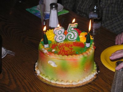 Uncle Art's Birthday Cake