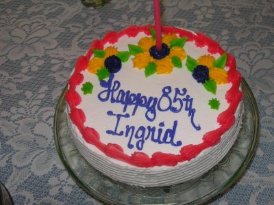 Ingrid and Art Celebrate their Birthdays