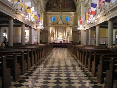 Aisles of St Louis Cathedral