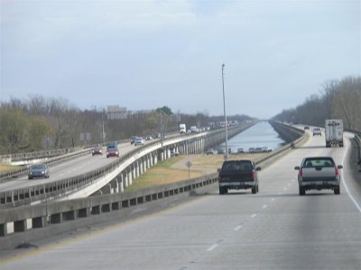 Atchafalaya Basin, series of bayous & swamps