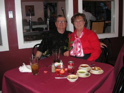 After a Cajun Day on 2/14, we had a wonderful Valentine Mexican dinner