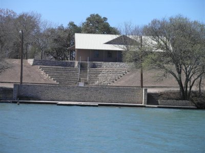 The amptheater from across the river