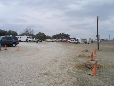 Part of the parking lot.  Its bigger than the town.