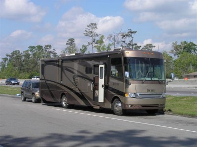 Our RV relaxing at Wayside