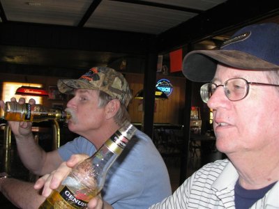 Ed & Rolf in Bar - Elizathbeth town