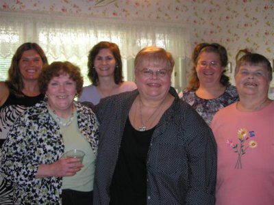 Front: Linda, Lynn,Jan.  Back: Wendy, Julie,Diane
