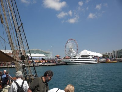 Picture of Navy Pier from One of theTall Ships