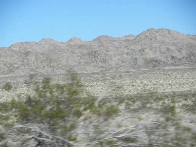 On the way back to Quartzsite