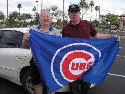 Yes Rolf, you must hold the Cubs Flag