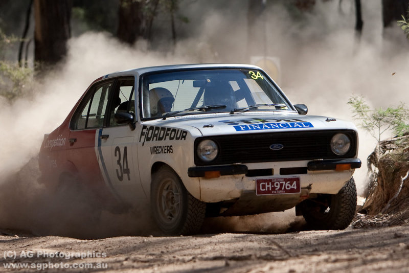 Mk2 Ford Escort at 09 Rally Bonnie Doon