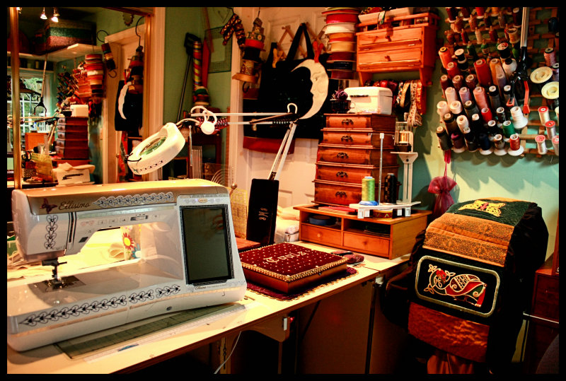 My sewing station in the early evening.jpg