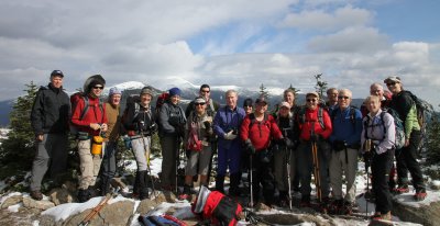 The Wednesday Hiking Group on Mt. Pierce