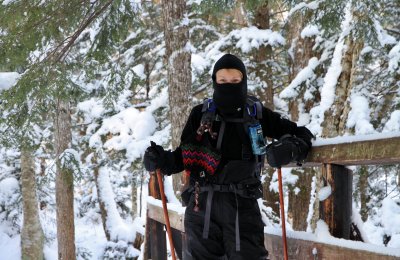 A Walk to Champney Falls, Ice Climbers 1/16/11