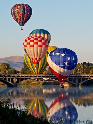 Floating Above The Yakima River