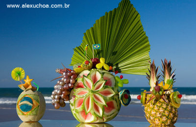 Brazilian Fruit Tropical Sculptures and exotic drinks  8747.jpg