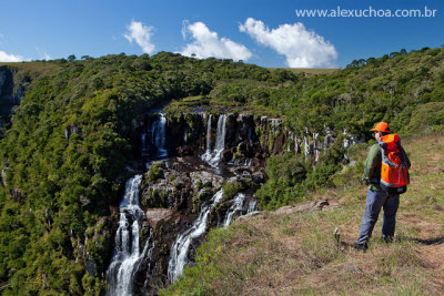 Cachoeira do Tigre Preto, Canion Fortaleza, Parque Nacional da Serra Geral, Cambara do Sul, RS 6517