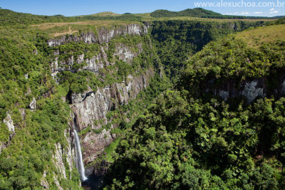 Cachoeira do Tigre Preto, Canion Fortaleza, Parque Nacional da Serra Geral, Cambara do Sul, RS, 6577