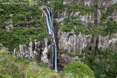 Cachoeira do Tigre Preto, Canion Fortaleza, Parque Nacional da Serra Geral, Cambara do Sul, RS 6582