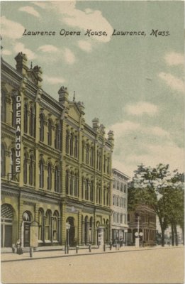 Postcard of the Lawrence Opera House