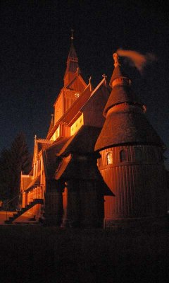 Norwegische Gustav Adolph Stabkirche in Hahnenklee