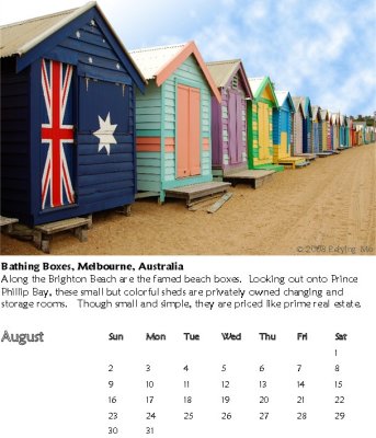 Bathing Boxes, Melbourne, Australia