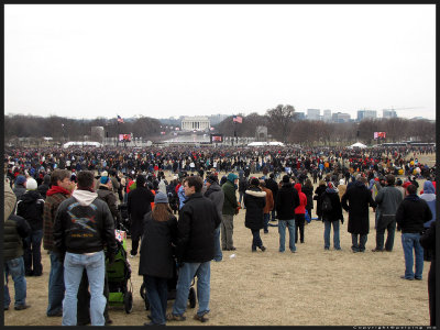 The area is filled with hundreds of thousands of people