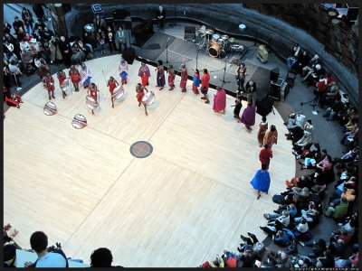 Performance by the Masai people at the Museum of the Native America