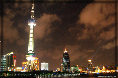 Old and new make up the skyline of today's Shanghai