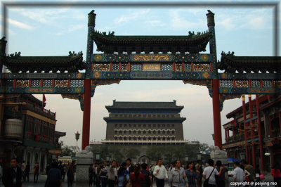 Paifang - entrance before the Front Gate (Qianmen)
