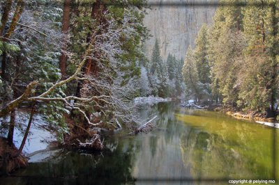 Reflections in the Merced River