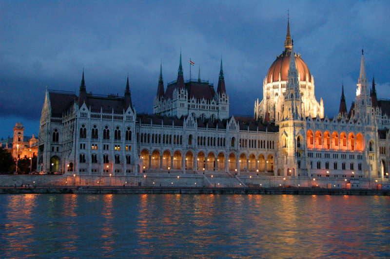 Parliament Building by night
