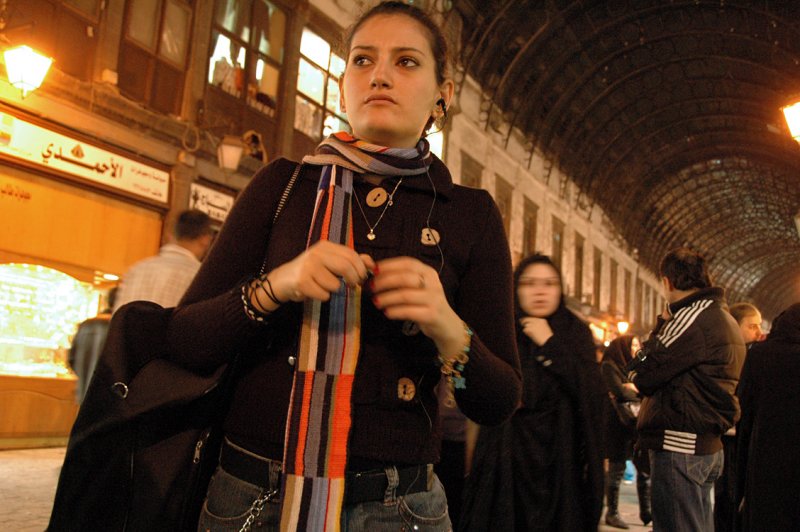 Girl - Hamidie Market in Damascus