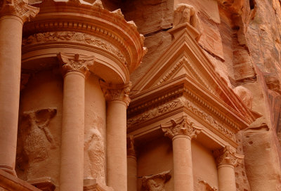 Detail Of The Treasury - Petra