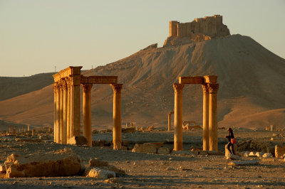 Arab Castle of  Qal'at Ibn Man - Palmyra