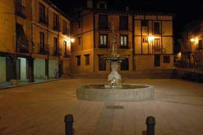 Fountain By Night - Burgo de Osma