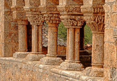 Romanesque Columns and Capitals - Berzosa