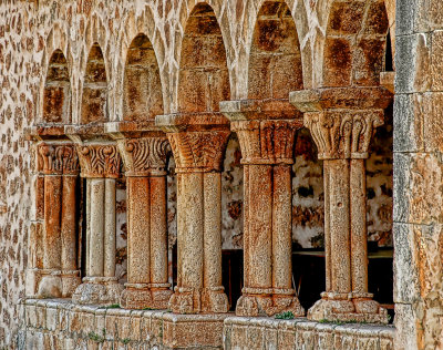 Romanesque Columns and Capitals - Andaluz