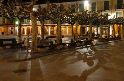 Main Square By Night - El Burgo de Osma