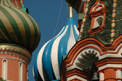 Detail of St. Basil's Cathedral - Moscow