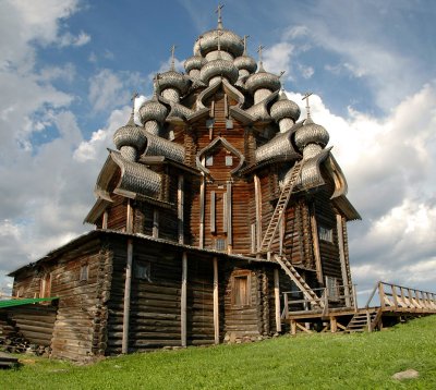 Wooden Church (1714) in Kizhi Island